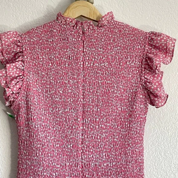 French Connection Woman Mock Neck Ruffle Dress Size: XS - Picture 5 of 8